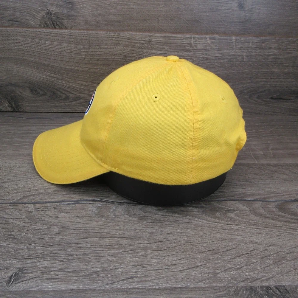 Miller Lite Hat Cap Mens Yellow Strap Back Beer Alcohol Brewery Promo